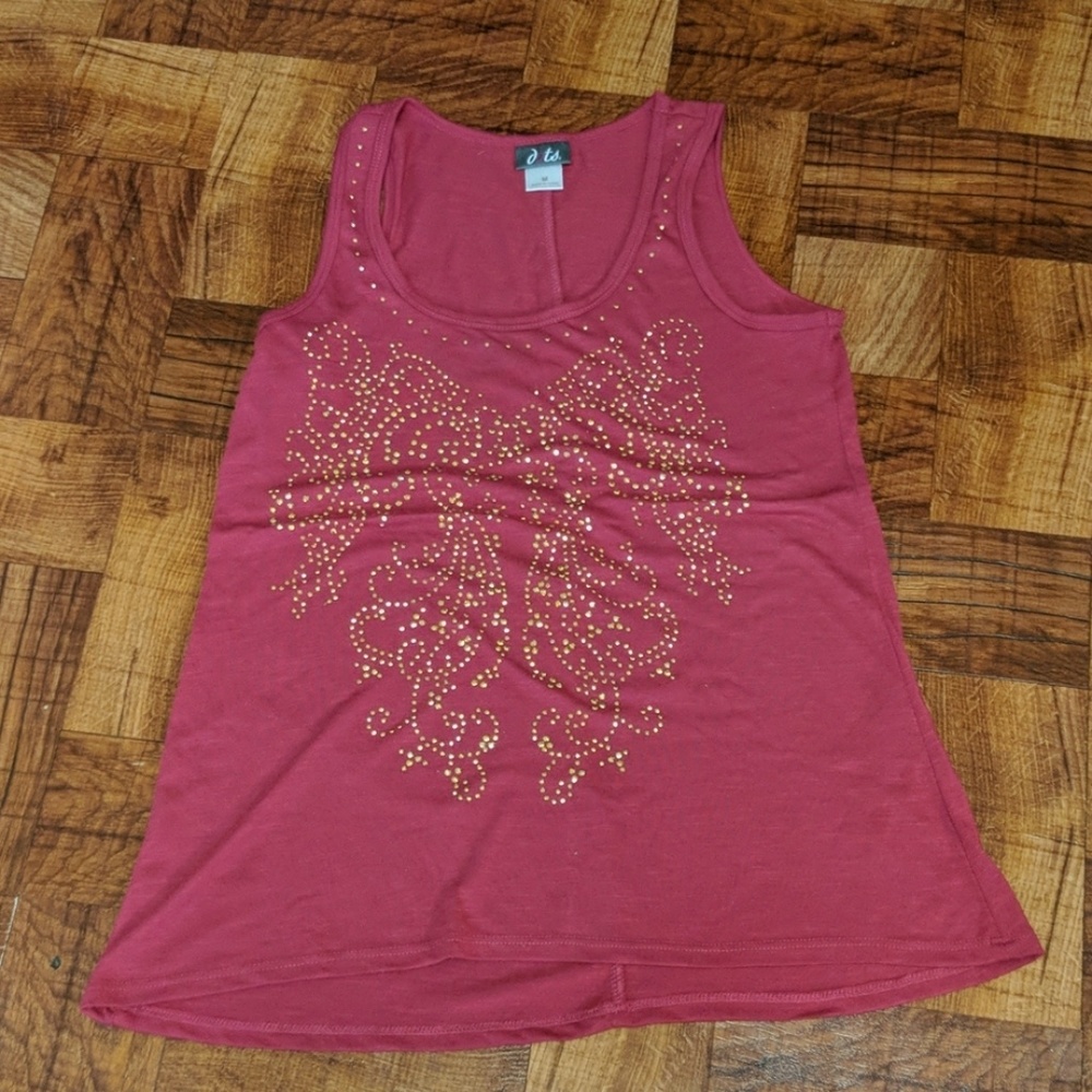 Dots Sequined Tank Top